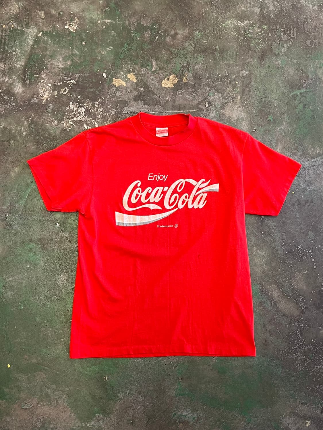 90's [L] 빈티지 코카콜라 로고 USA MADE 싱글스티치 빈티지티 상품이미지1