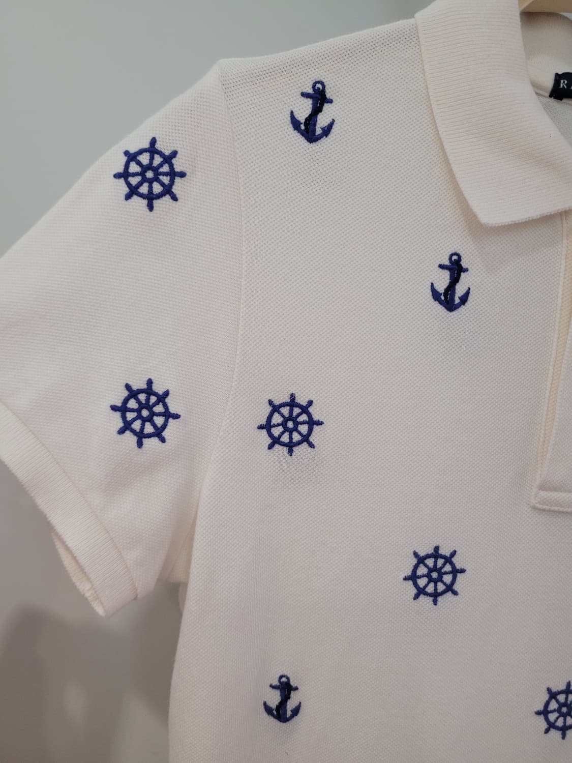 랄프로렌 자수 카라 반팔티 XS사이즈 44~55 상품이미지4