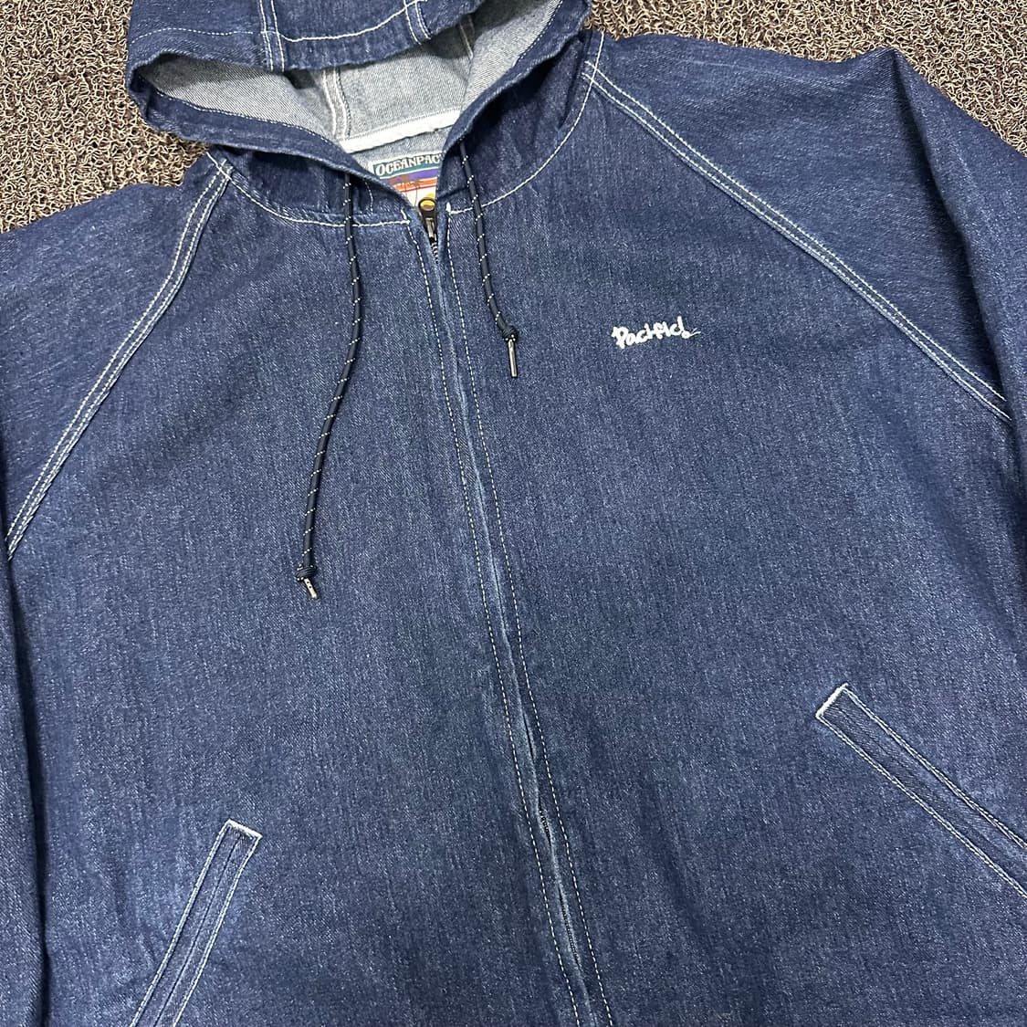 오션퍼시픽 데님 후드 집업 청자켓 L 상품이미지2