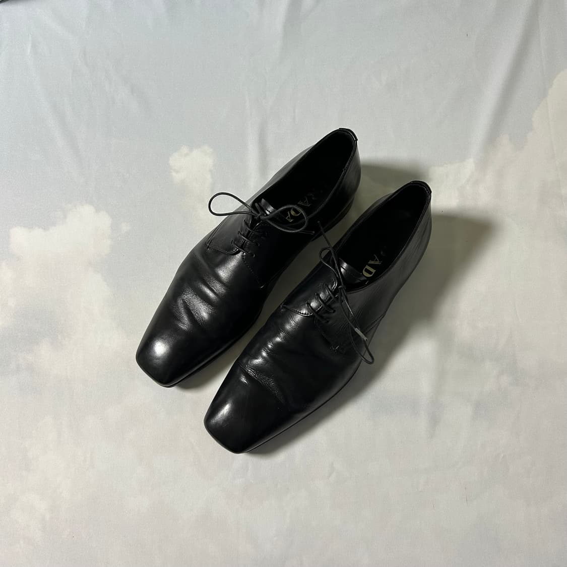 Prada classic semi square toe derby 상품이미지1