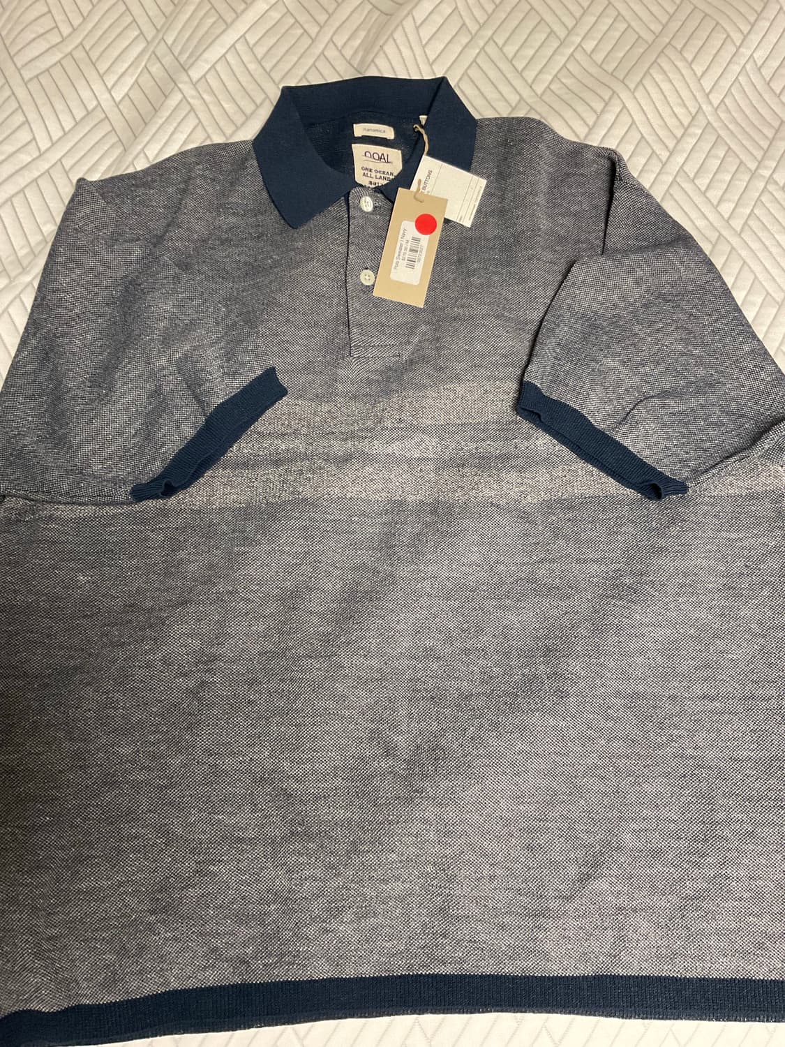 나나미카 nanamica Polo Sweater 네이비 M 상품이미지2