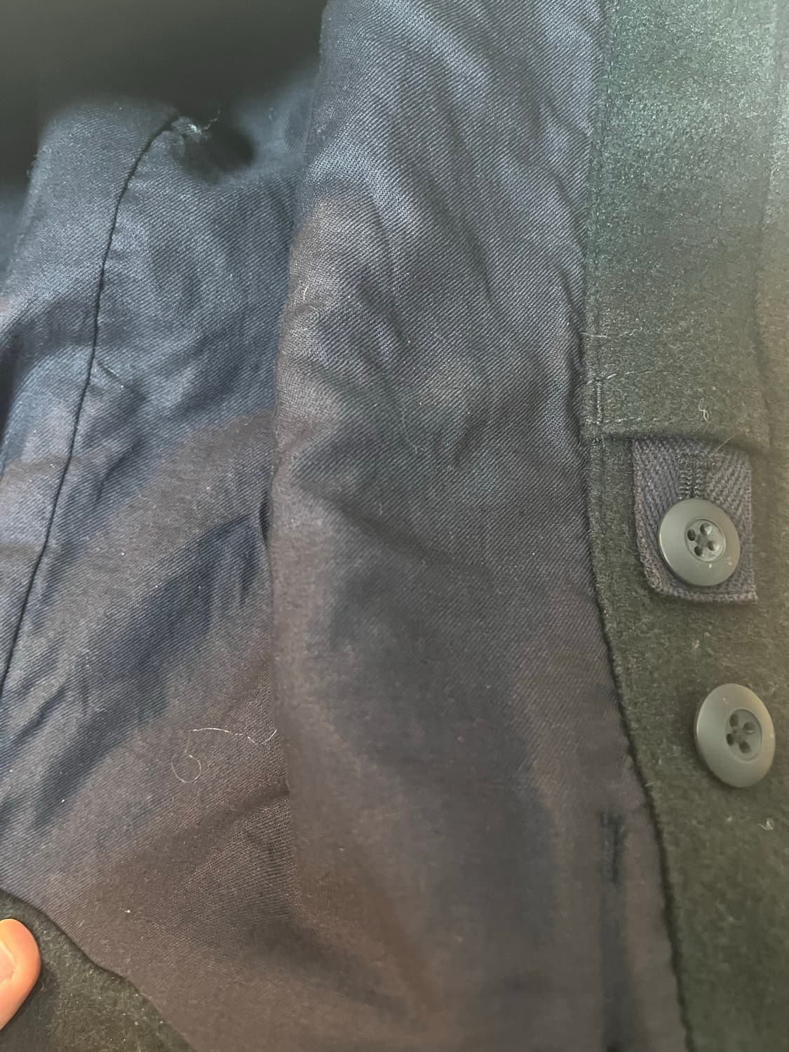 빔즈 beams m-65 베이스 더플 코트 차콜 색상 L 상품이미지6