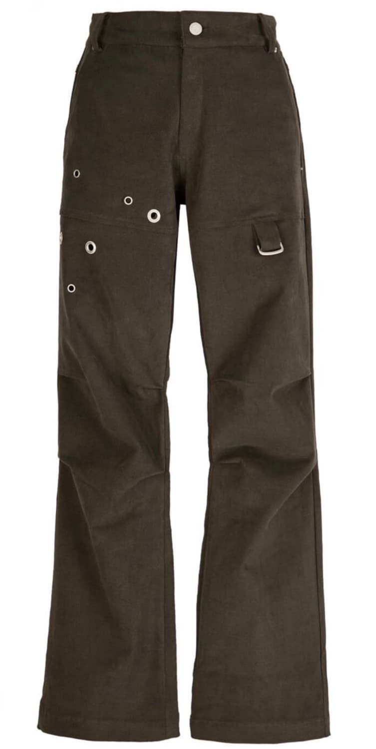 CERRIC EYELET HOOPED BOOT CUT PANTS 상품이미지3