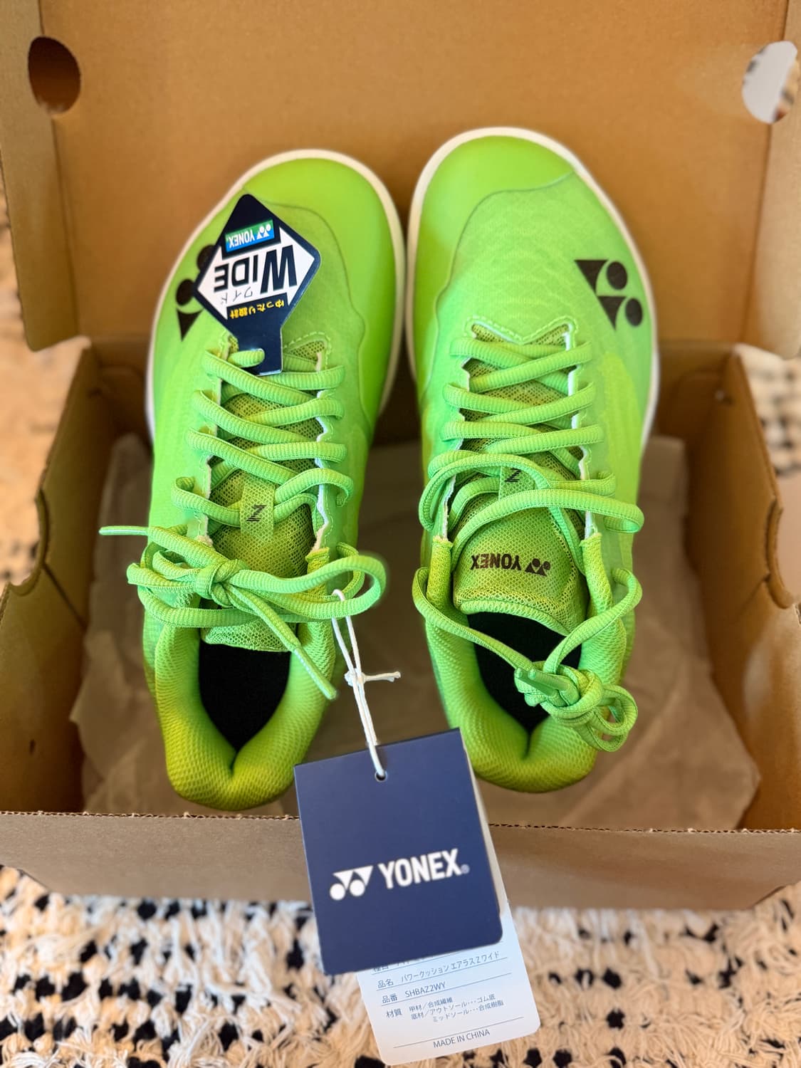[새상품] 요넥스 배드민턴화 에어러스 z 와이드 225 도쿄 쇼룸 제품 상품이미지4