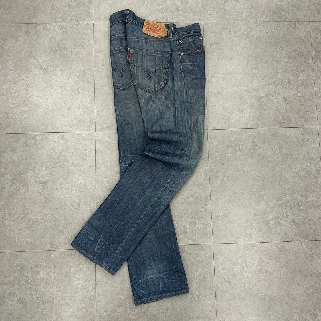 31 90's~00's 리바이스 501 남자 워싱 데님 청바지 상품이미지1