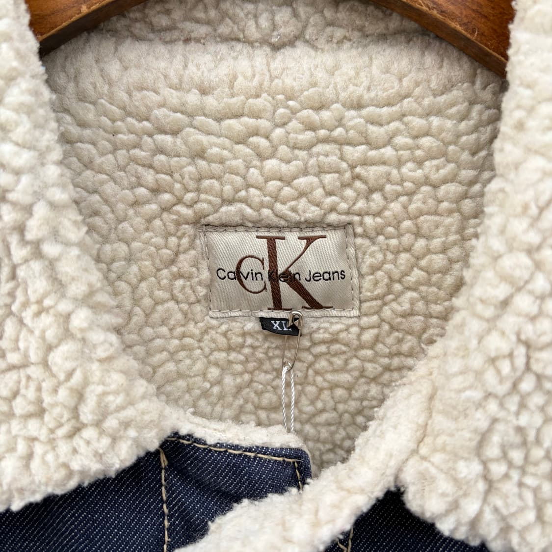 켈빈클라인 빈티지 쉐르파 데님자켓 XL 상품이미지4