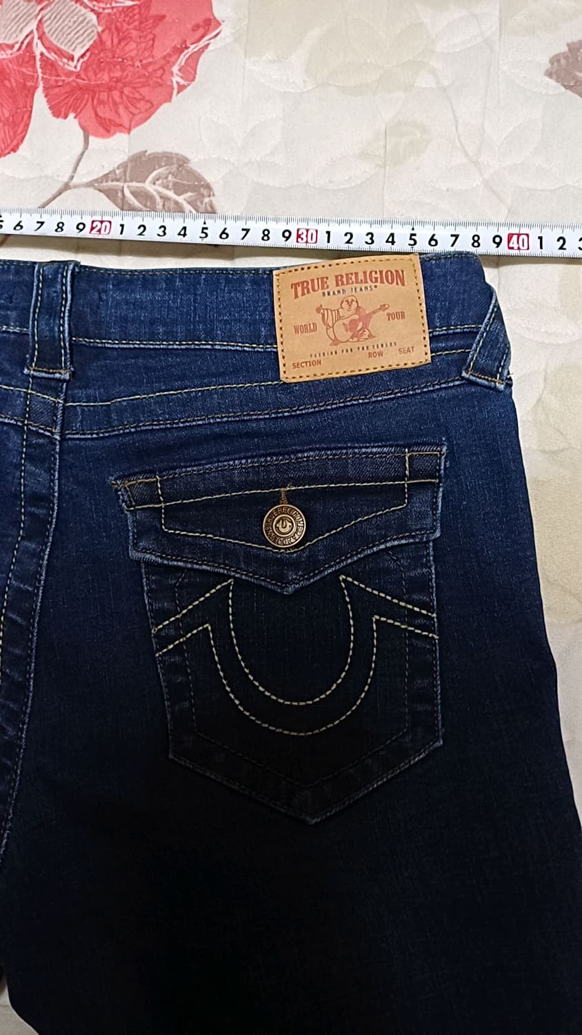 트루릴리전 스판청바지 실측29인치 기장94 상품이미지7