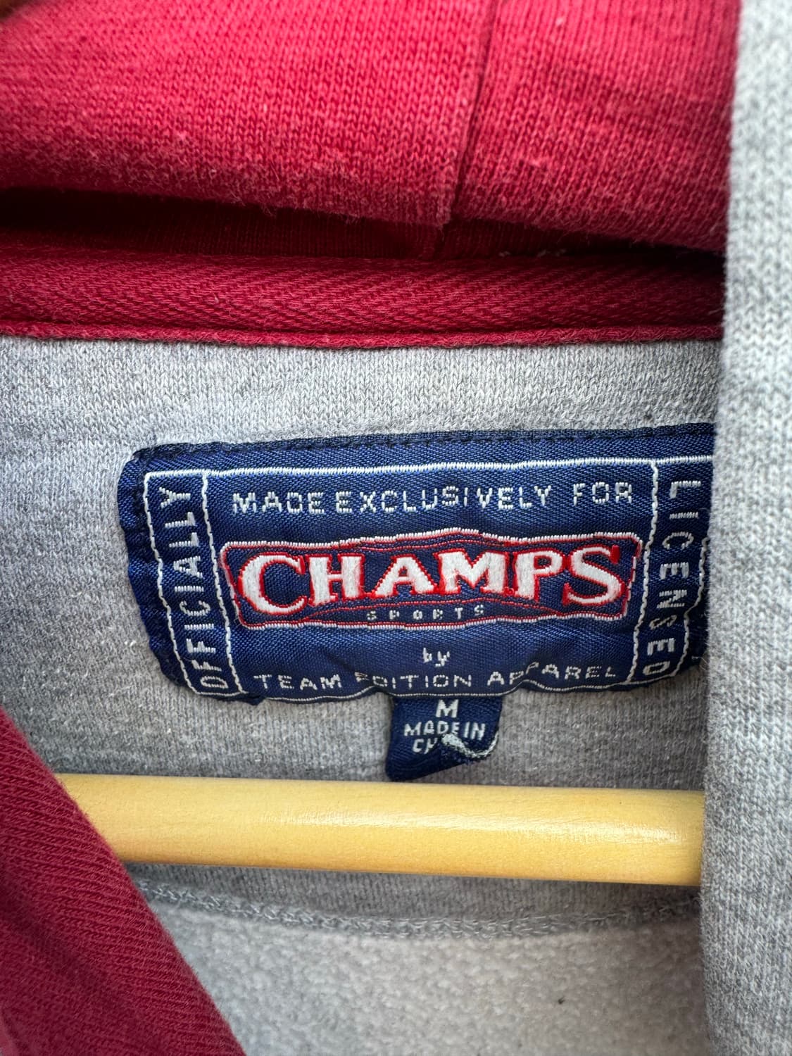 Champs 하버드 컬리지 러셀 자수 후드티 그레이 후드 후디 m 상품이미지3