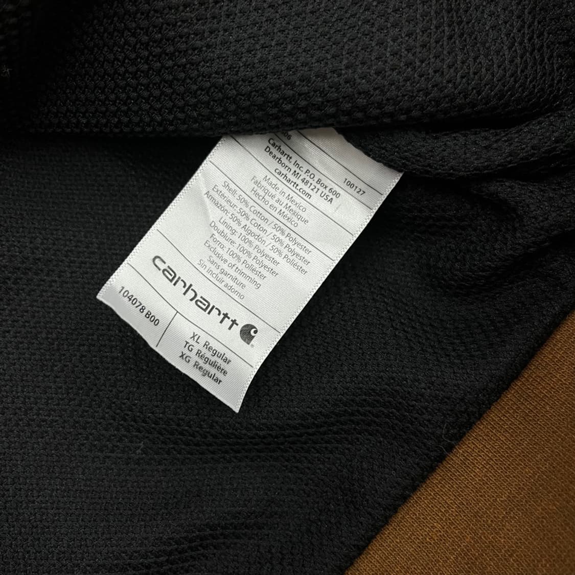 칼하트 된장 후드집업 XL 상품이미지7