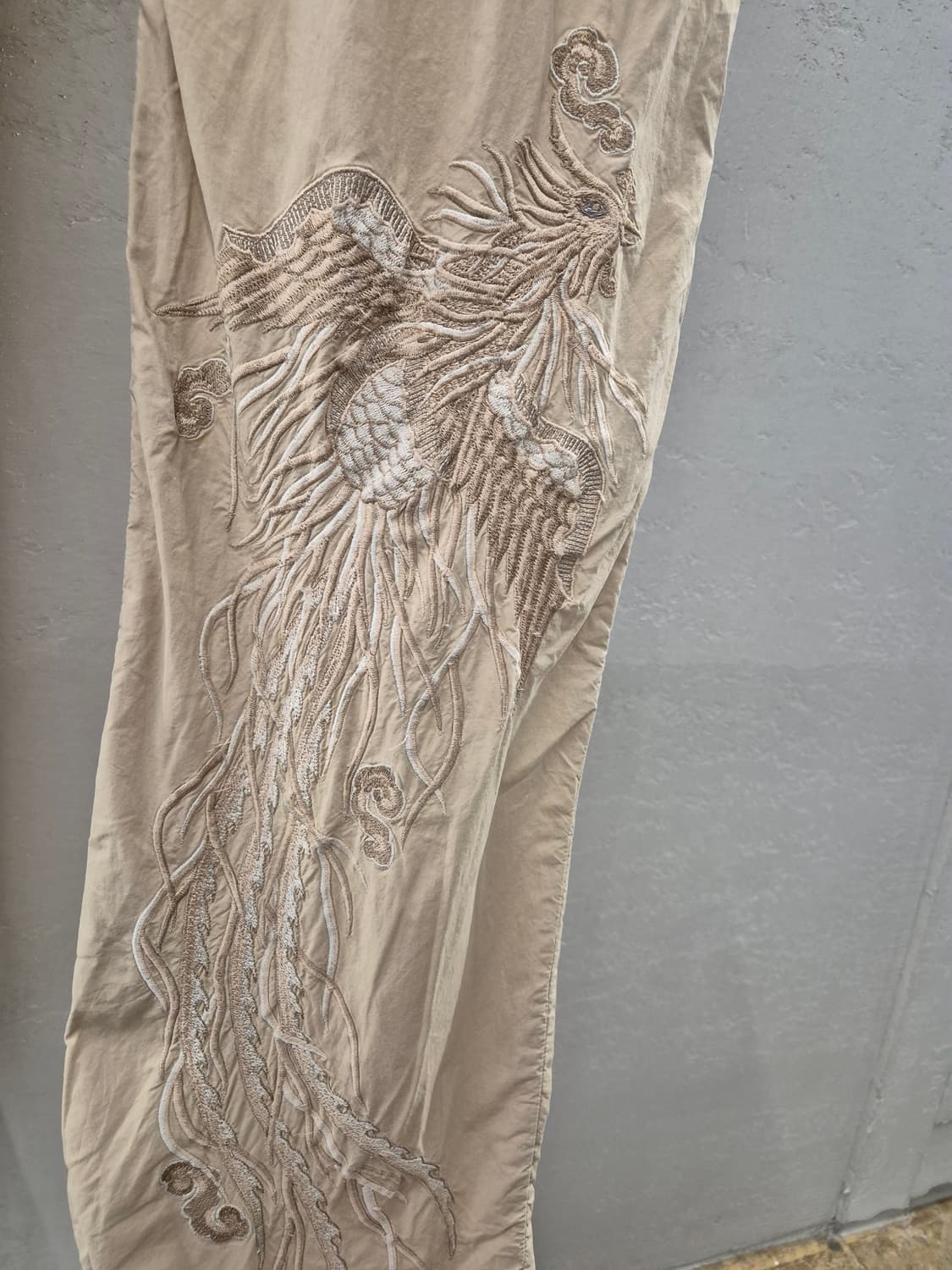 마하리시 베이지 코튼 팬츠 XL 상품이미지4