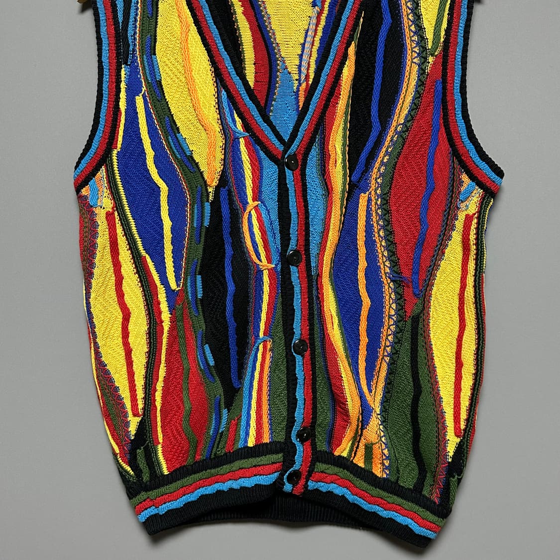 [L]쿠지st 빈티지 케이블 니트 베스트 상품이미지3