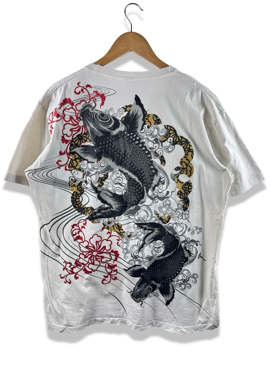 JPN 오리엔탈 코이 프린팅 슬리브1826 상품이미지1