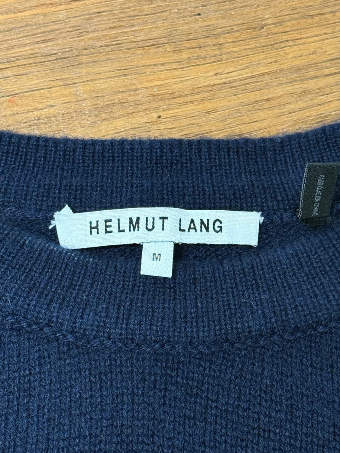 헬무트 랭 네이비 캐시미어 래글런 니트 상품이미지7