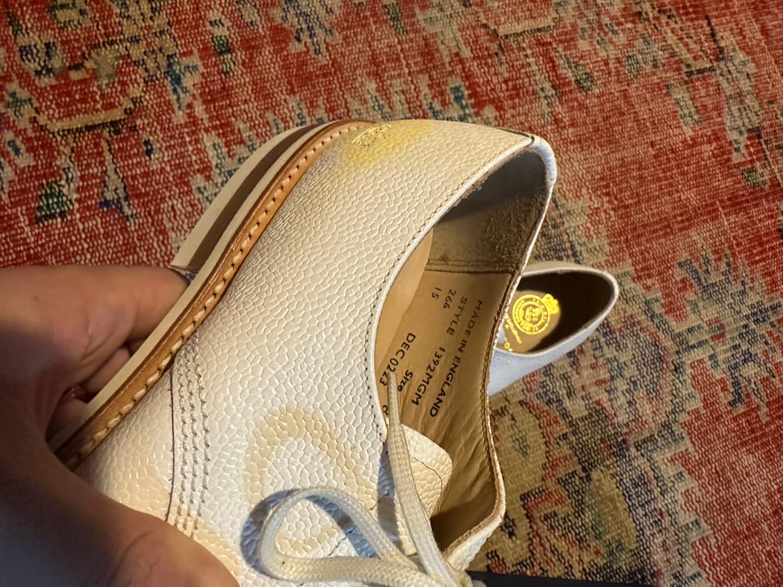 샌더스 밀리터리 더비 그레인 화이트 8 상품이미지3