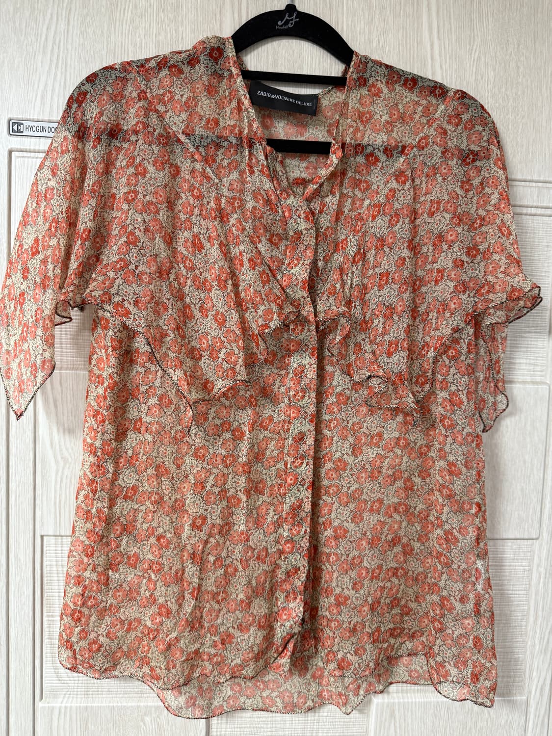 자딕앤볼테르 실크 쉬폰 블라우스 상품이미지1