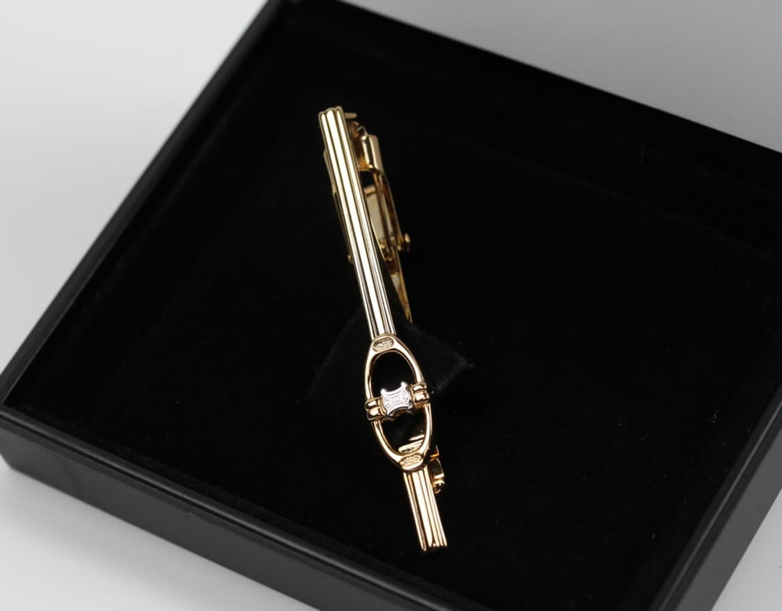 셀린느 A등급 5cm 남자 명품 넥타이핀 빈티지 상품이미지1