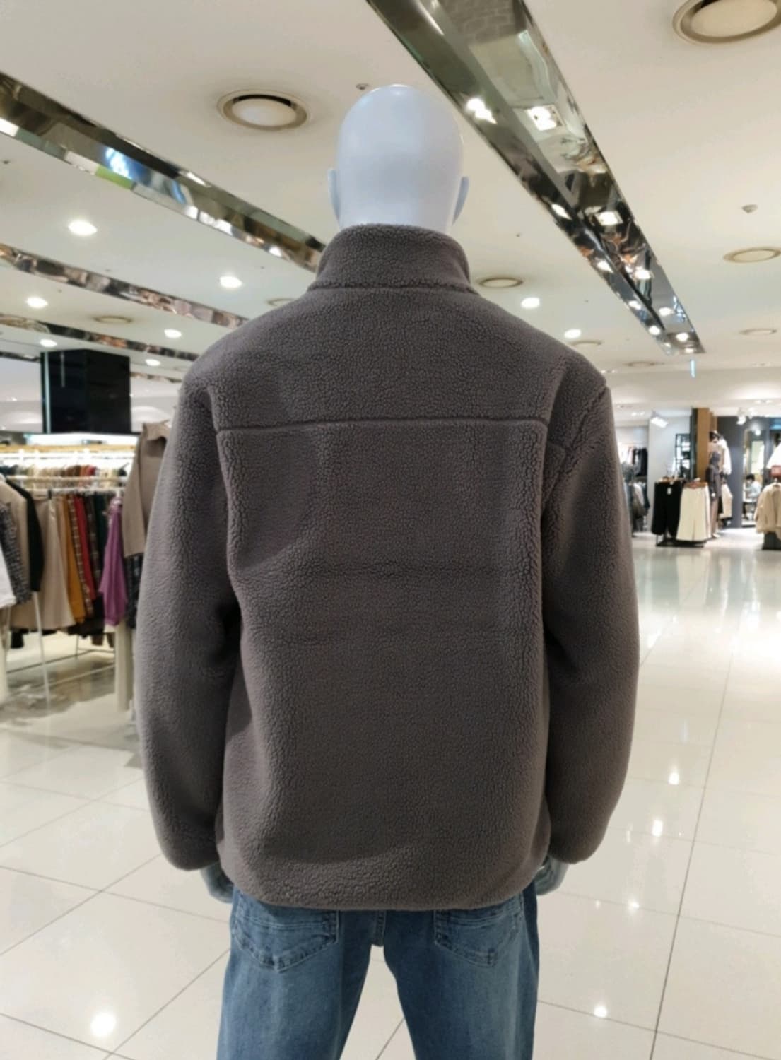 프로젝트엠 플리스 후리스 뽀글이 점퍼(카키/105) 상품이미지10