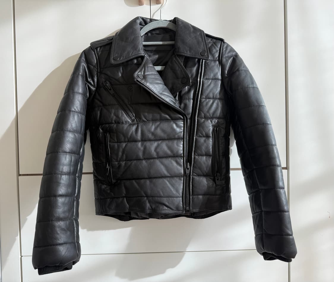 알렉산더왕 H&M 가죽 퀼팅 자켓 EUR 32 상품이미지3