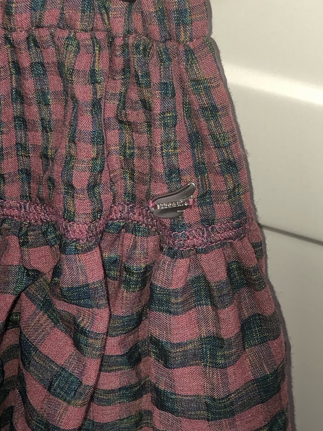 코이세이오 모리 체크 스커트 핑크 상품이미지1