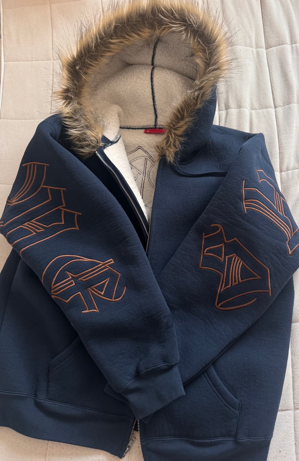 슈프림 포우 퍼 후드집업 상품이미지1