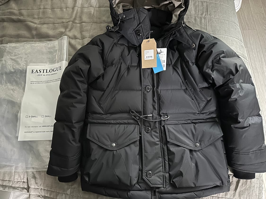 이스트로그 유틸리티 쉴드 파카 25FW 블랙 M사이즈 상품이미지1