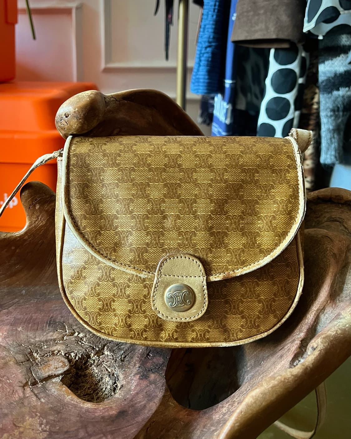 1980-90s Old CELINE Macadam Cross Bag 상품이미지3