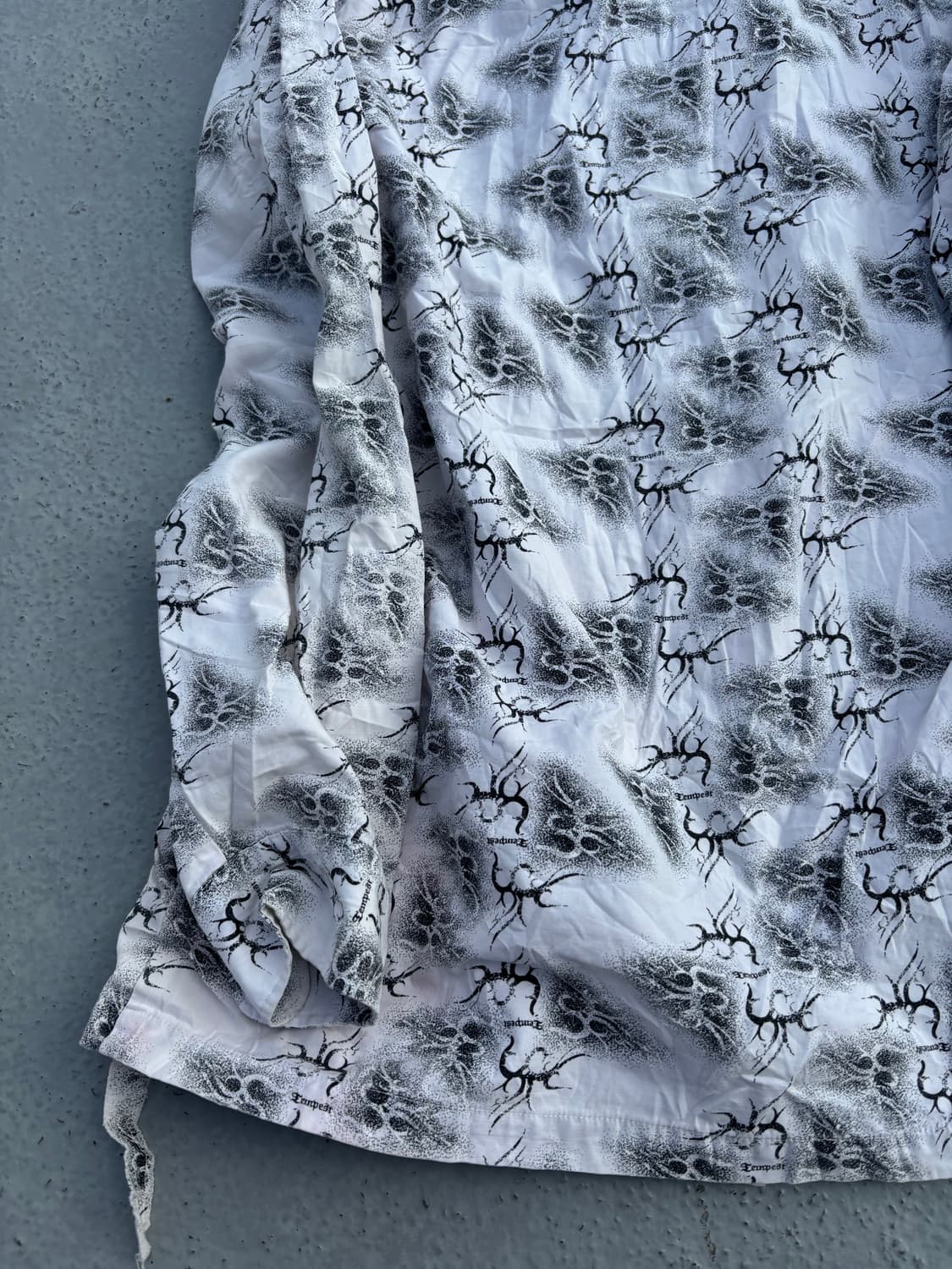 “Vintage” Punk Print White Shirts 상품이미지8