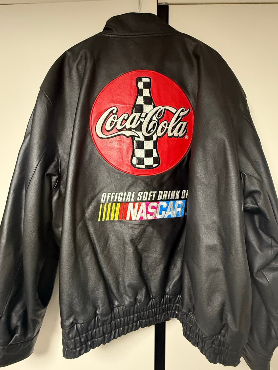 제프해밀턴 코카콜라 레더 레이싱 자켓 상품이미지3