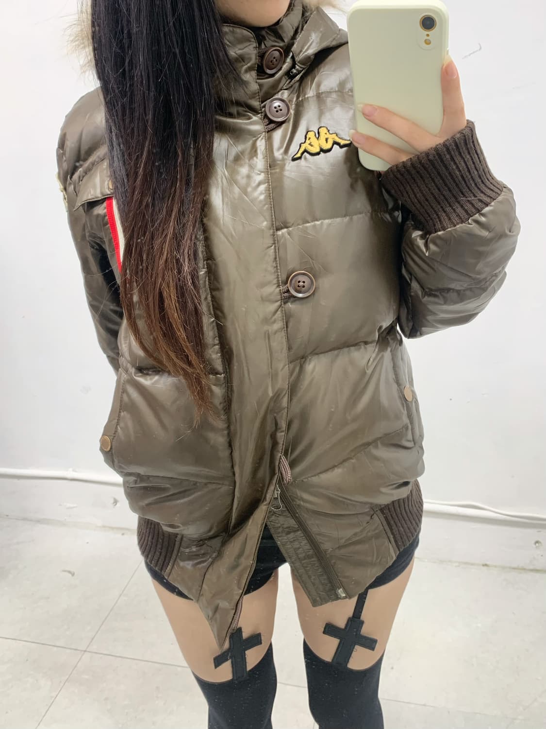 [KAPPA] 카파 y2k 코코아 퍼 패딩 상품이미지3