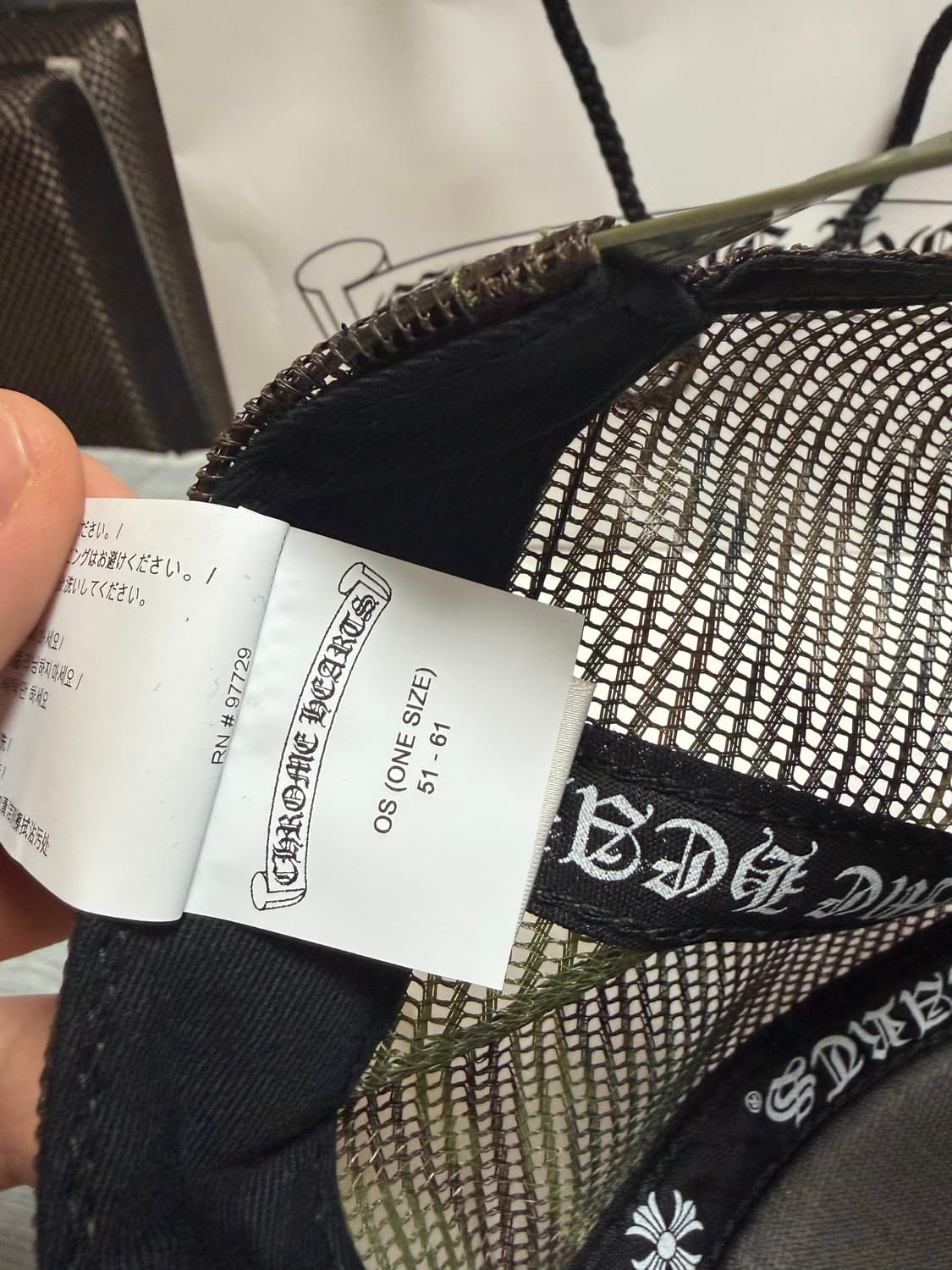 (새상품) 크롬하츠 할리우드 트러커캡 카모 상품이미지3