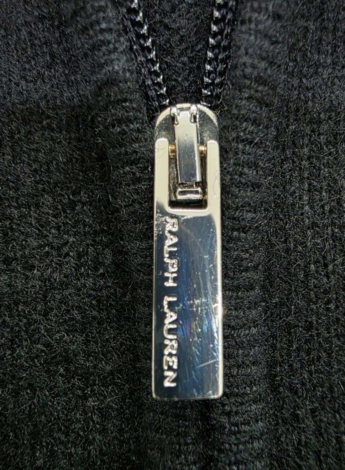 폴로 블랙 큐빅 집업 가디건 55 상품이미지5