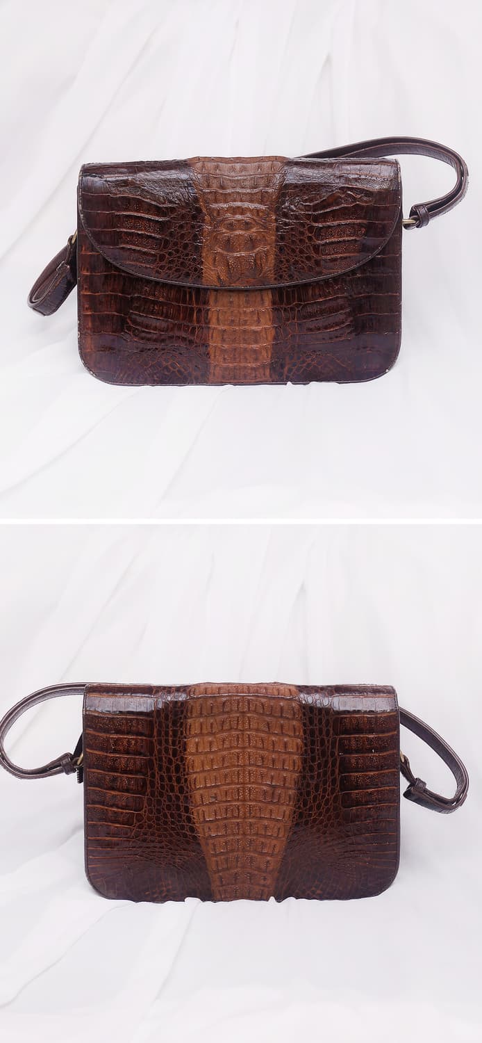 리얼 악어가죽 (크로커다일 스킨) 숄더&크로스백 상품이미지3