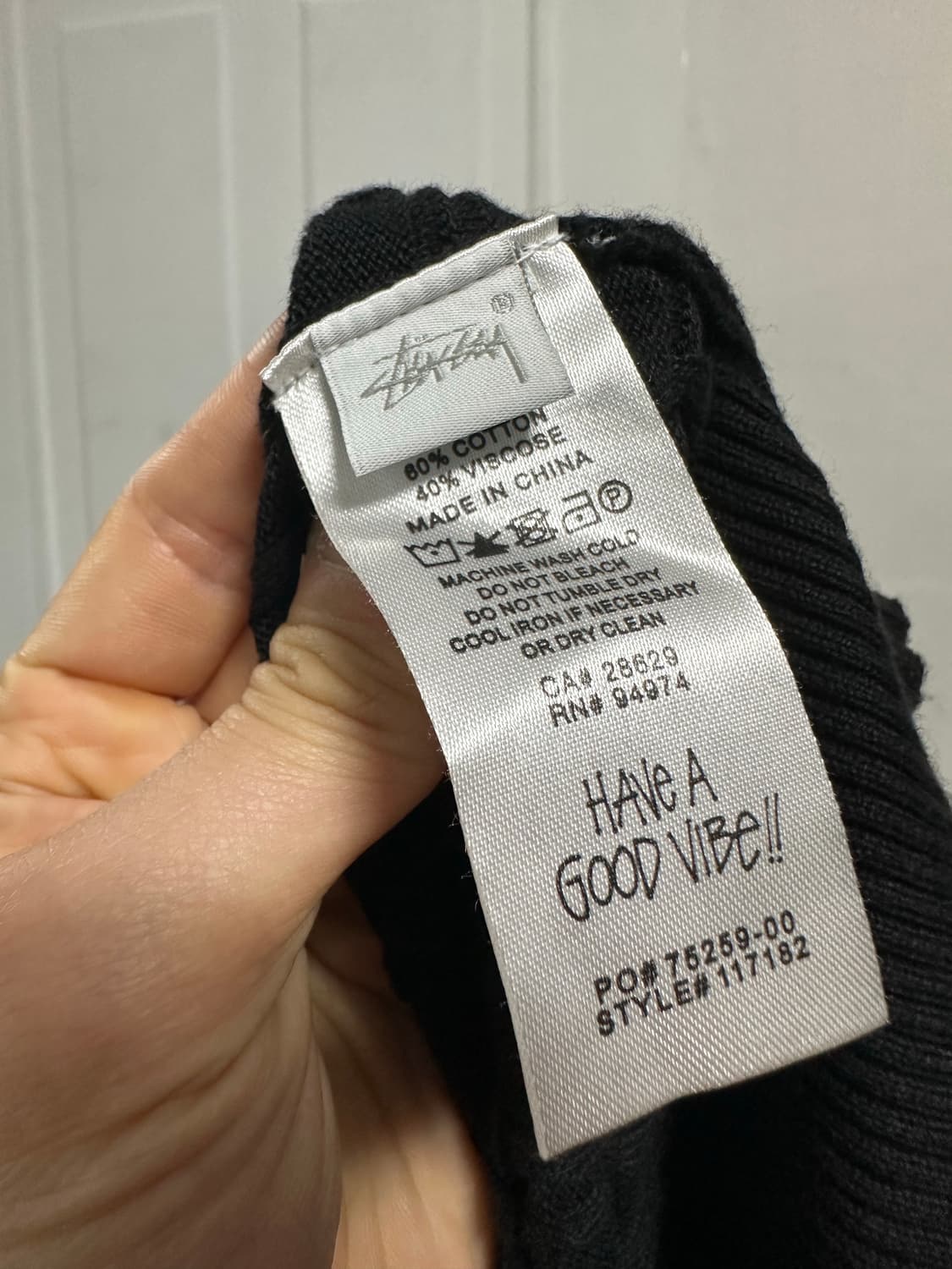 스투시 반집업 반팔 니트 상품이미지4