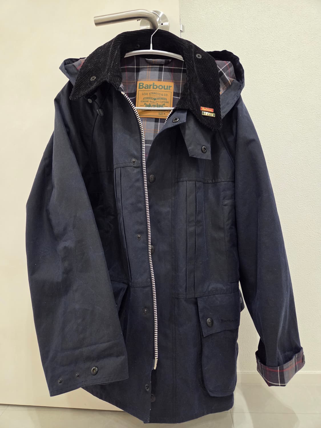 급처) 리바이스 x 바버 콜라보 오버사이즈 비데일 자켓 상품이미지1