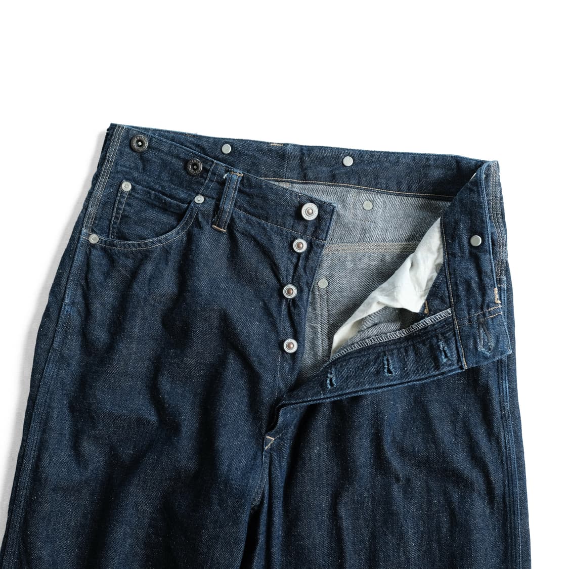 올드조 컷오프 벨트리스 웨이스트 진 데님팬츠 32사이즈 상품이미지5