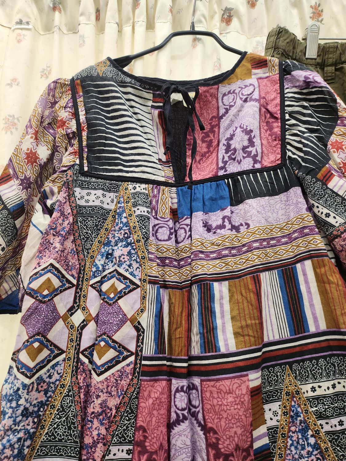 (지구샵) 히피 원피스 카고바지 세트  상품이미지3