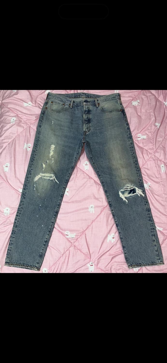 리바이스 501 디스트로이드 데님 팬츠 35사이즈 상품이미지1