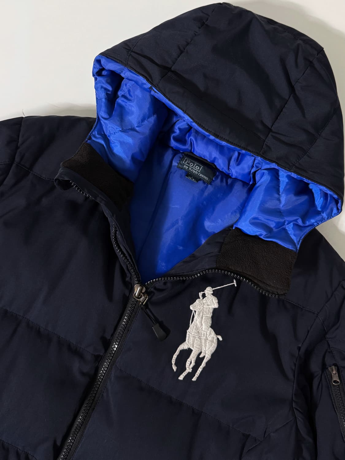 폴로 랄프로렌 루즈핏 빅포니 다운 후드 푸퍼 패딩 상품이미지4