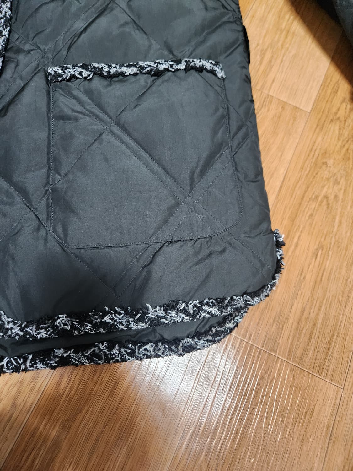 ozoc 퀼팅 자켓 라운드 오리털패딩 상품이미지6