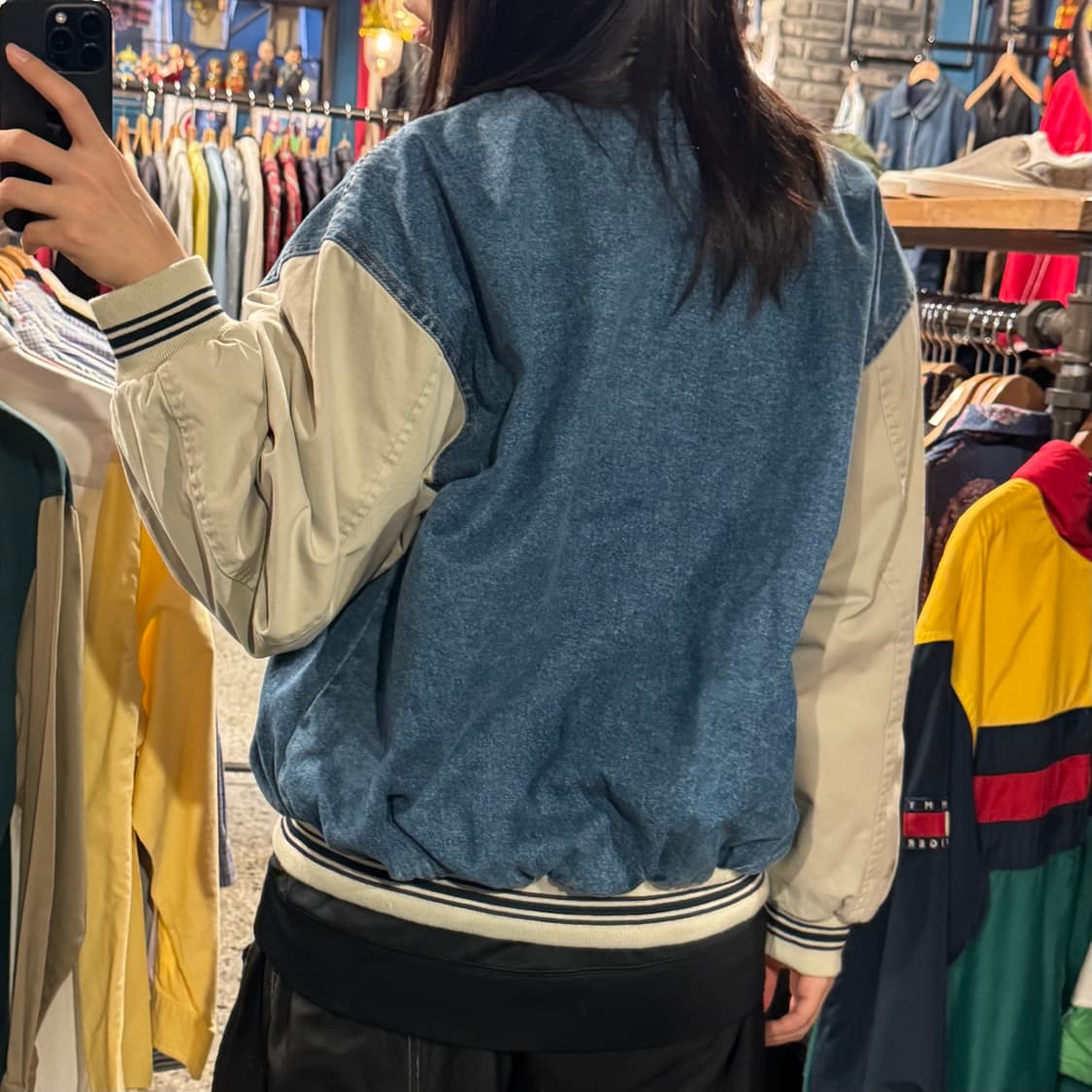 flrst choice 빈티지 데님 바시티 자켓 상품이미지5