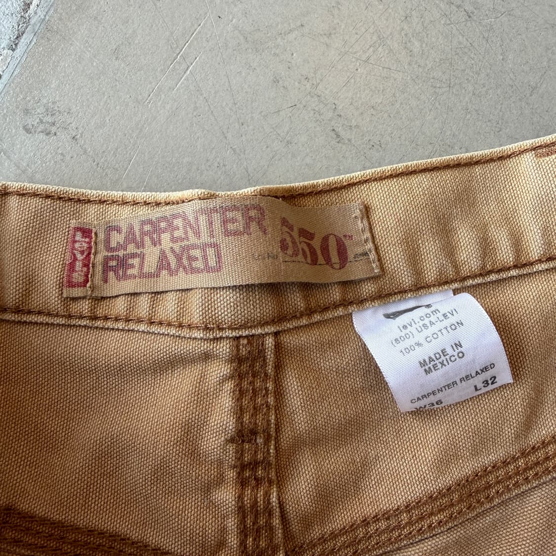 리바이스 550 카펜터 워크 팬츠 상품이미지8