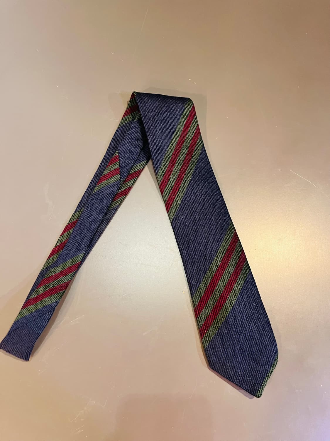 버버리 레지멘탈 스트라이프 울 넥타이 (영국) 상품이미지4