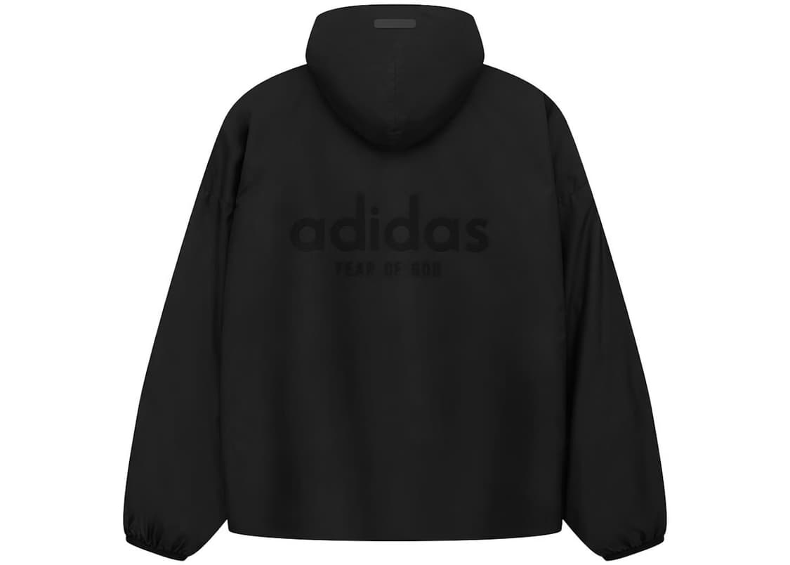 피어오브갓 아디다스 애슬레틱 푸퍼 자켓 블랙 상품이미지2