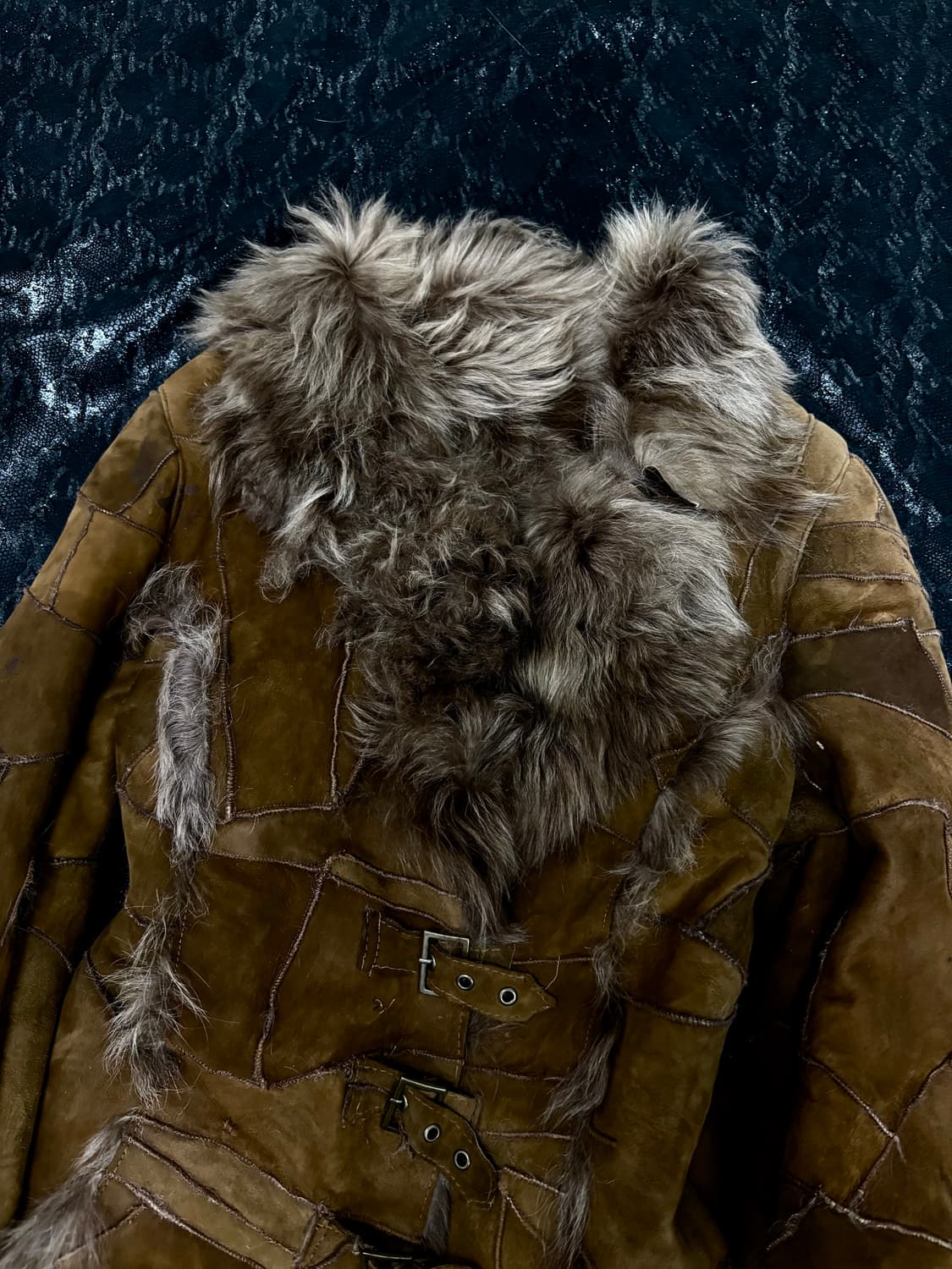 00‘s V-Kei Rare design Brown Rough leath 상품이미지8