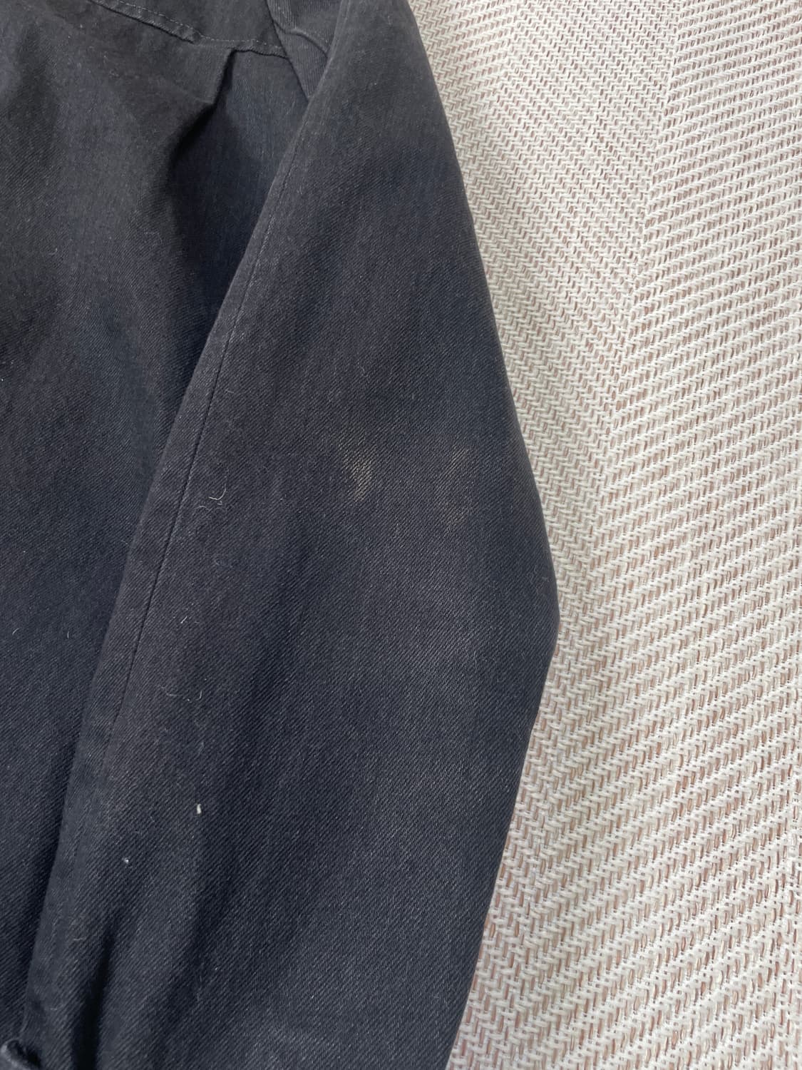 WYM 롱 싱글 벨티드 데님 코트 J03304 상품이미지6