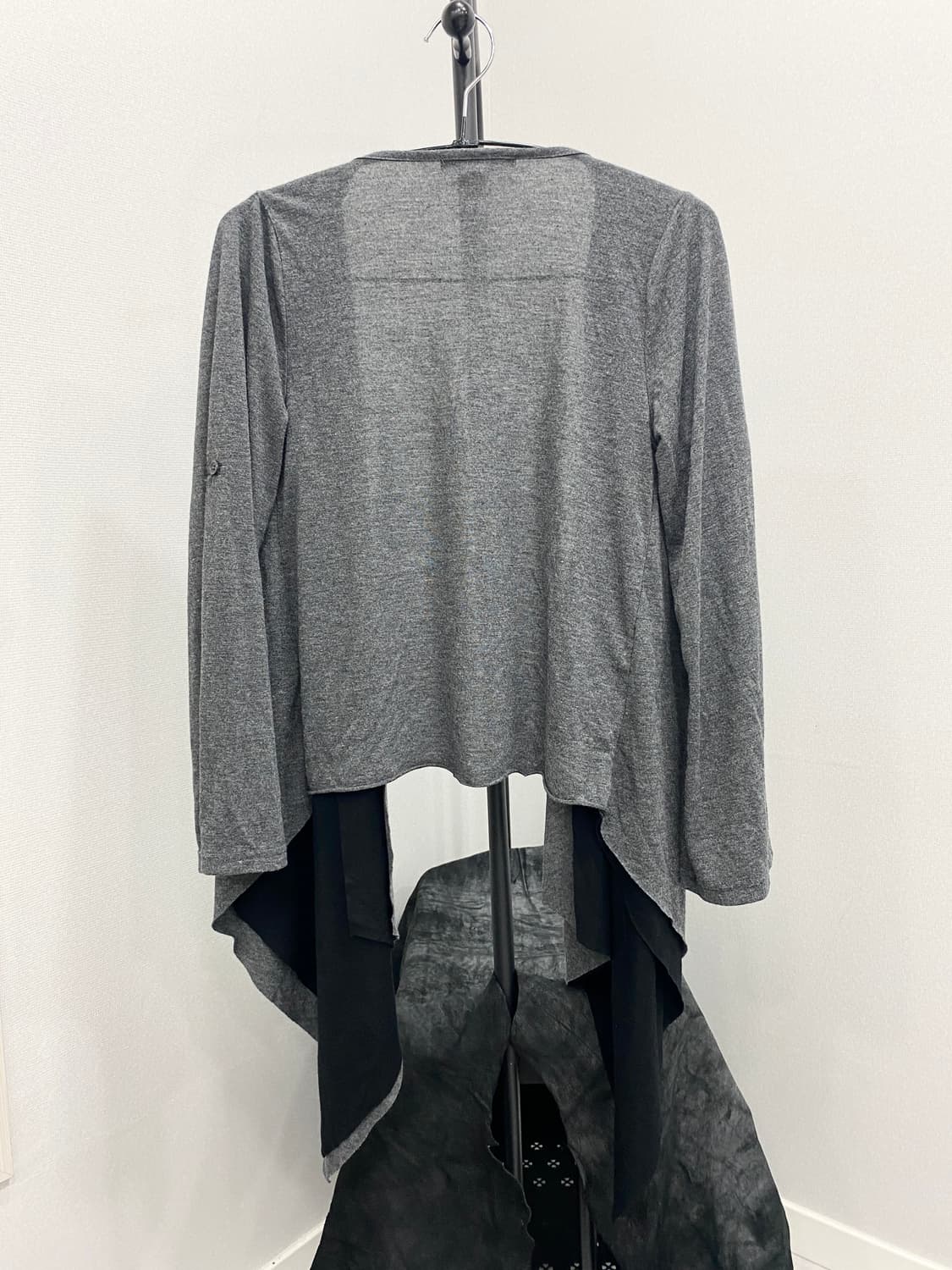 Layered Asymmetric Drape Cardigan 상품이미지5