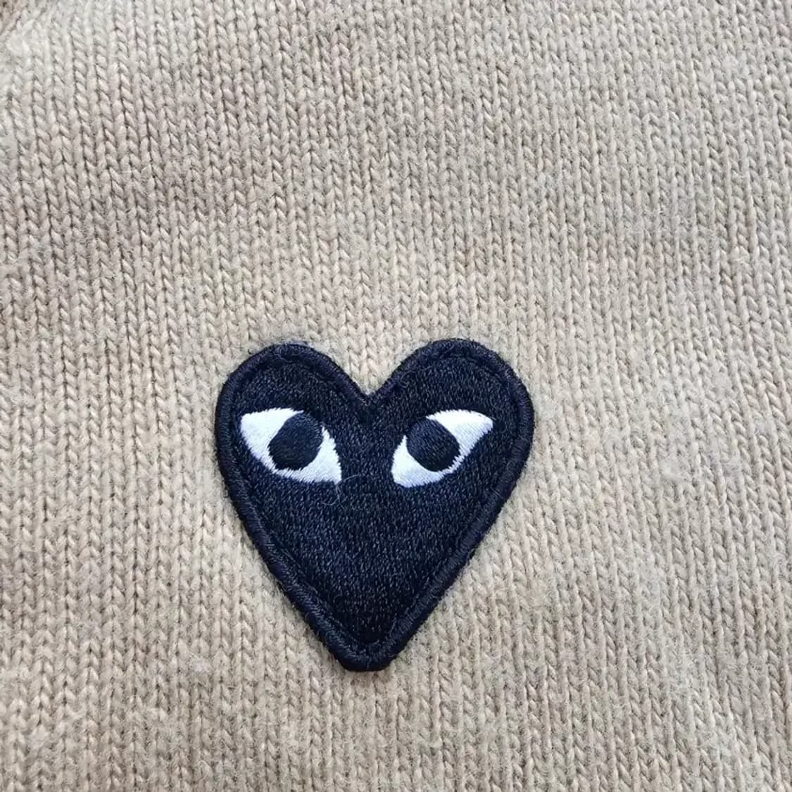 꼼데가르송 플레이 하트패치 남성 가디건 95 상품이미지5