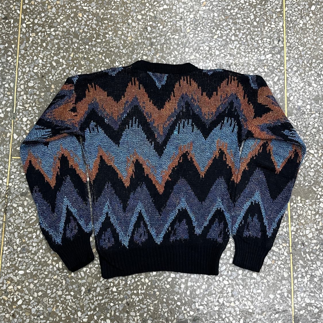 90s 빈티지 아크릴 니트 스웨터 S(M) 상품이미지3