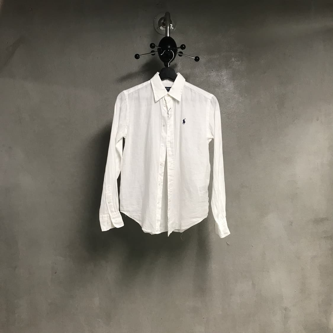 폴로 랄프로렌 QR 린넨 셔츠 화이트 XXS(W) 상품이미지1