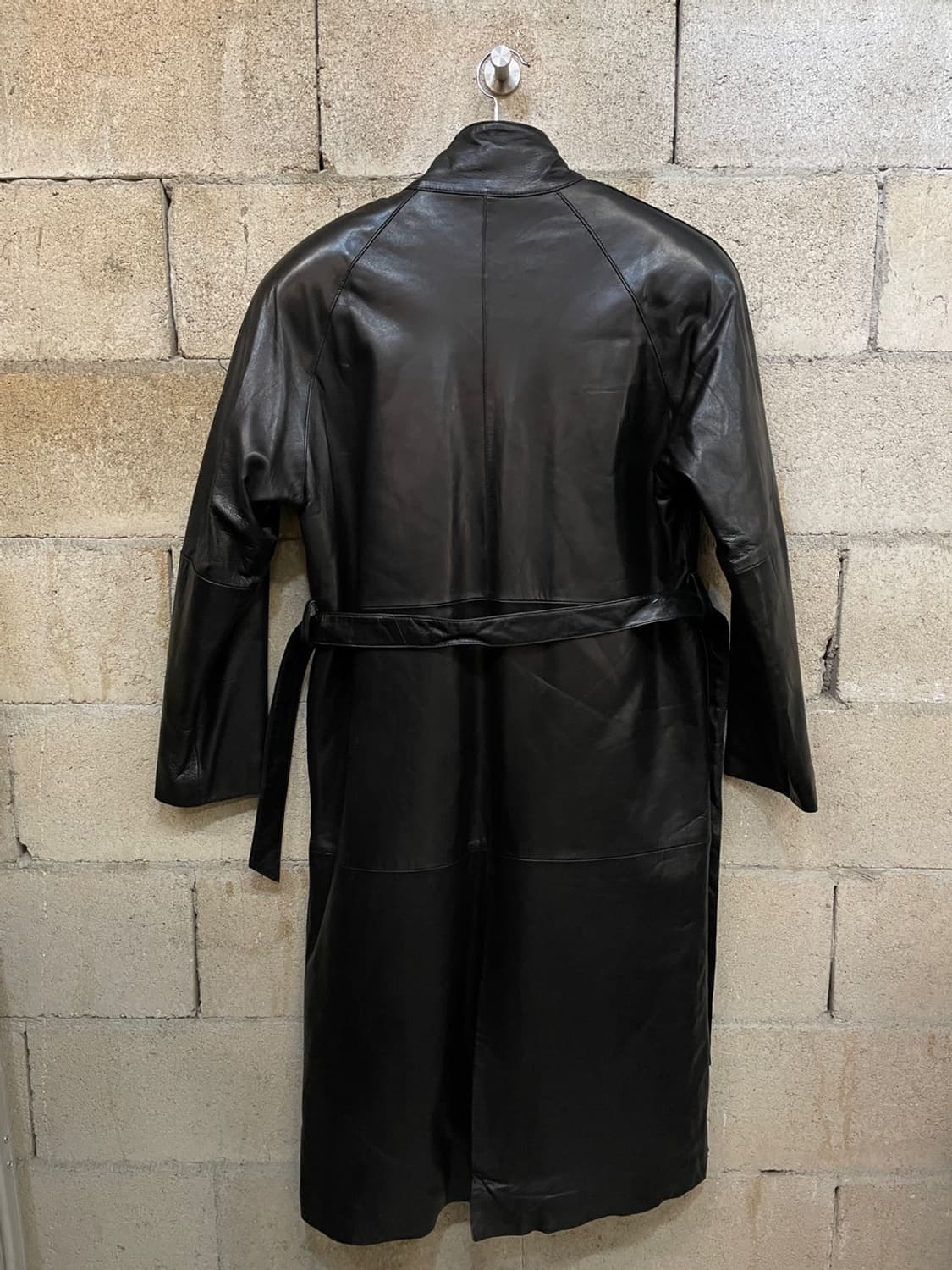 빈티지 양가죽 레더 코트 상품이미지4